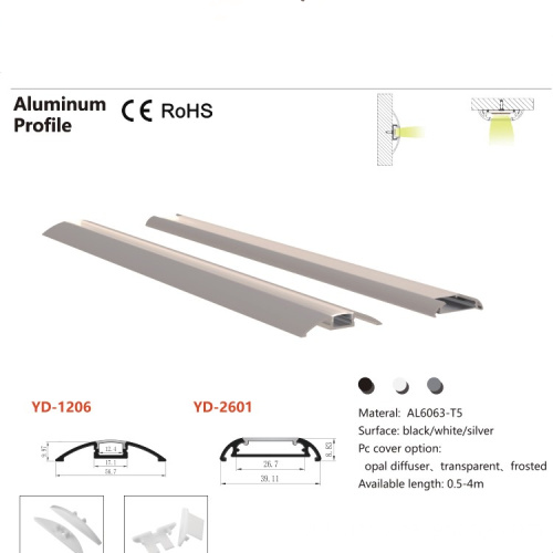 Custom Extrusion Aluminium Profile For Led Strip Light